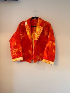 Handmade Vibrant Quilted Jacket